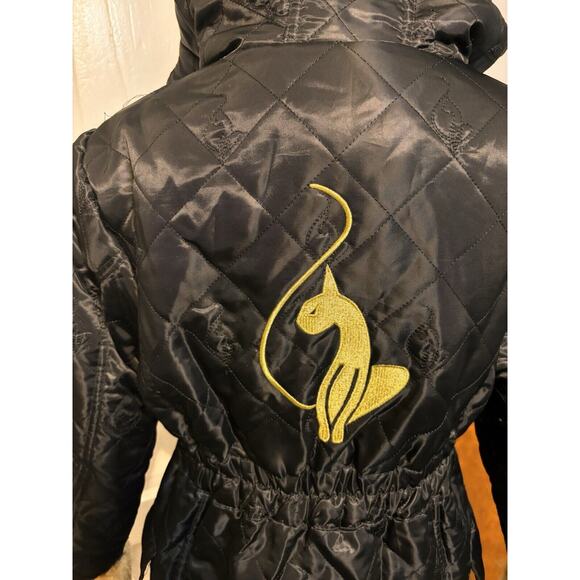 Baby Phat Womens XL Winter Long Puffer Coat Vintage Y2K Street Wear Designer - Picture 10 of 15